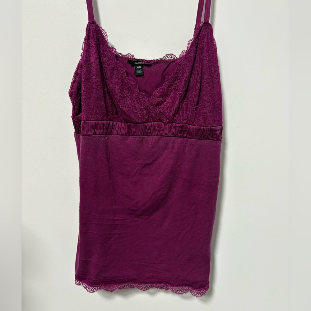 Cami top with lace detail